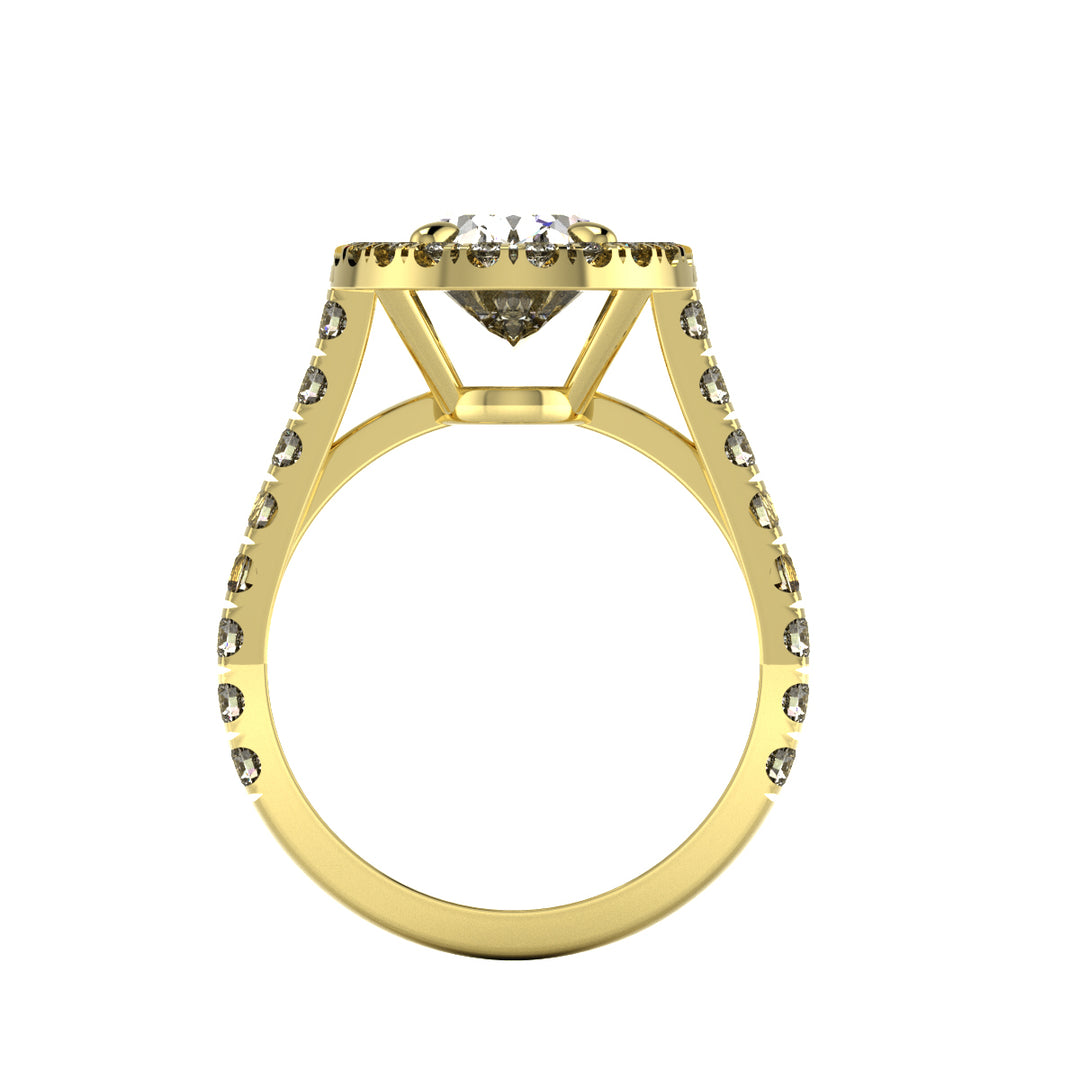 Halo Accented Ring