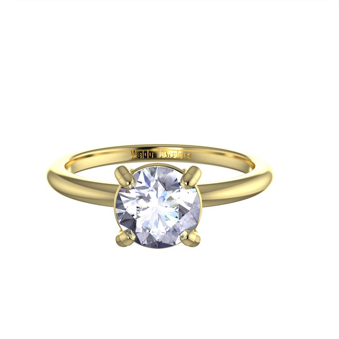 Season's Solitaire 14k Yellow Gold