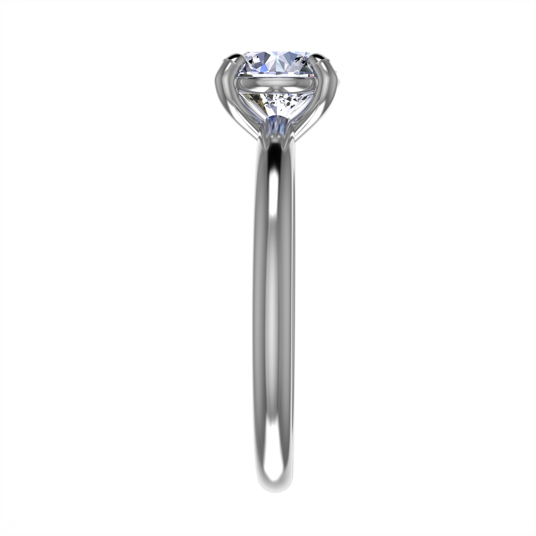 Season's Solitaire 14k White Gold