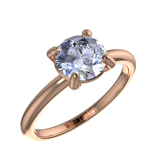 Season's Solitaire 14k Rose Gold