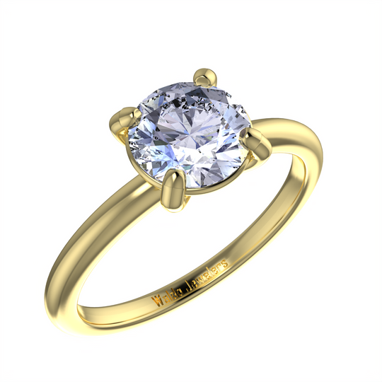 Season's Solitaire 14k Yellow Gold