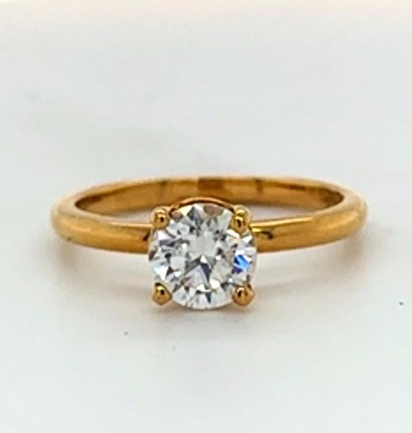 Season's Solitaire 14k Yellow Gold