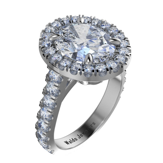 Halo Accented Ring