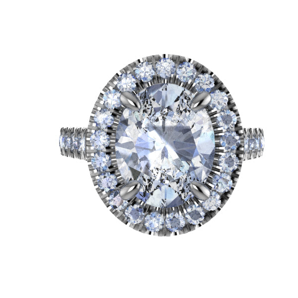 Halo Accented Ring