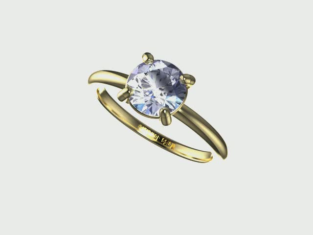 Season's Solitaire 14k Yellow Gold