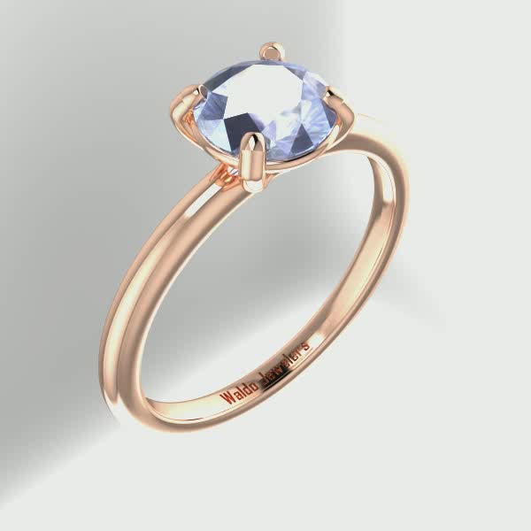 Season's Solitaire 14k Rose Gold